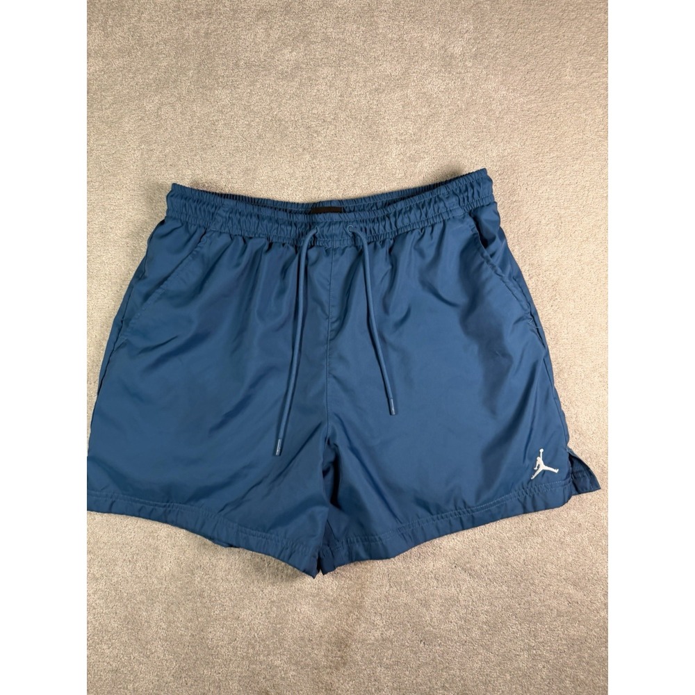 Jordan Essentials Woven Shorts Men's XL Blue Poolside Hybrid FQ4562 Mesh Lined